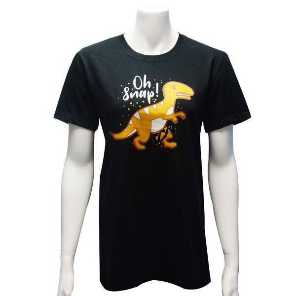 Youth ''Oh Snap!'' Gingerbread Dino T-shirt