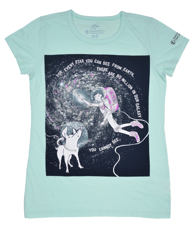 Glow-in-the-Dark Olive in Space Tee - J.Crew for the American Museum of Natural History