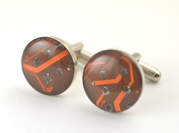 Circuit Board Cuff Links
