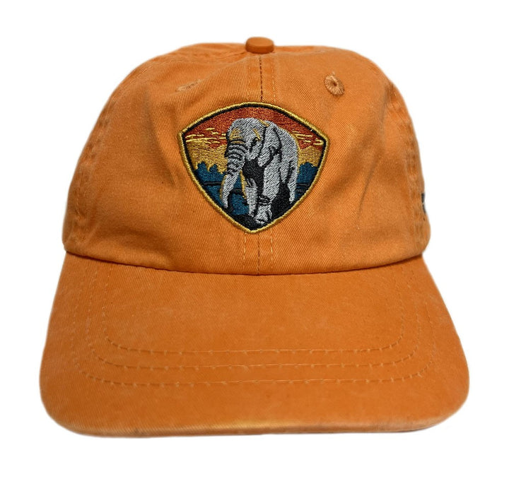Orange Cotton Elephant Cap