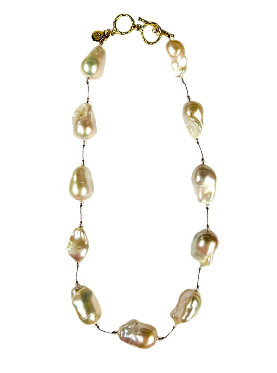 Freshwater Baroque Pearl Necklace 