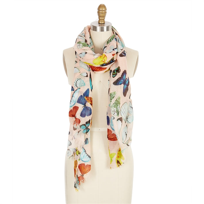On The Wings Of Butterflies Scarf