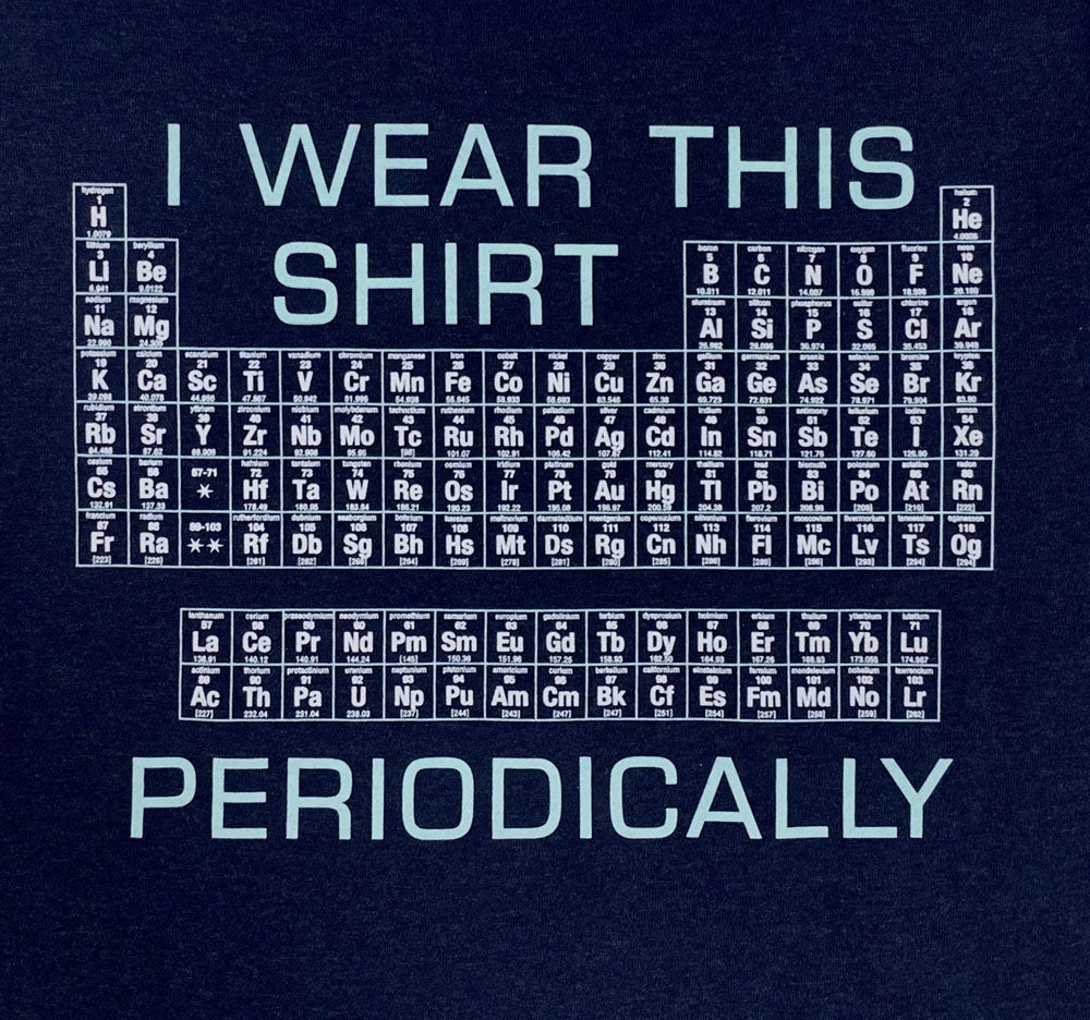 Adult I Wear This Shirt Periodically T-Shirt