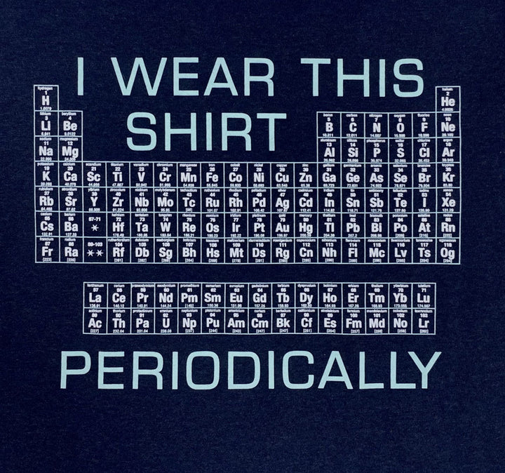 Adult I Wear This Shirt Periodically T-Shirt