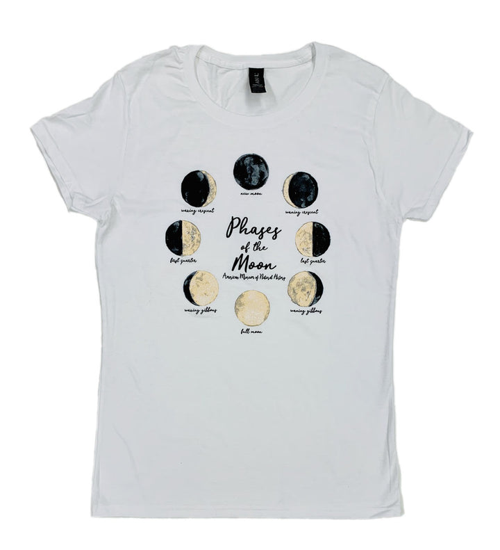 Ladies Phases of the Moon T-Shirt