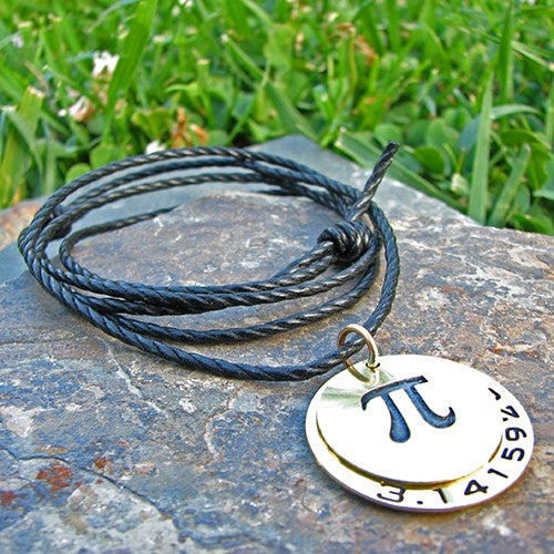 Brass Pi Necklace