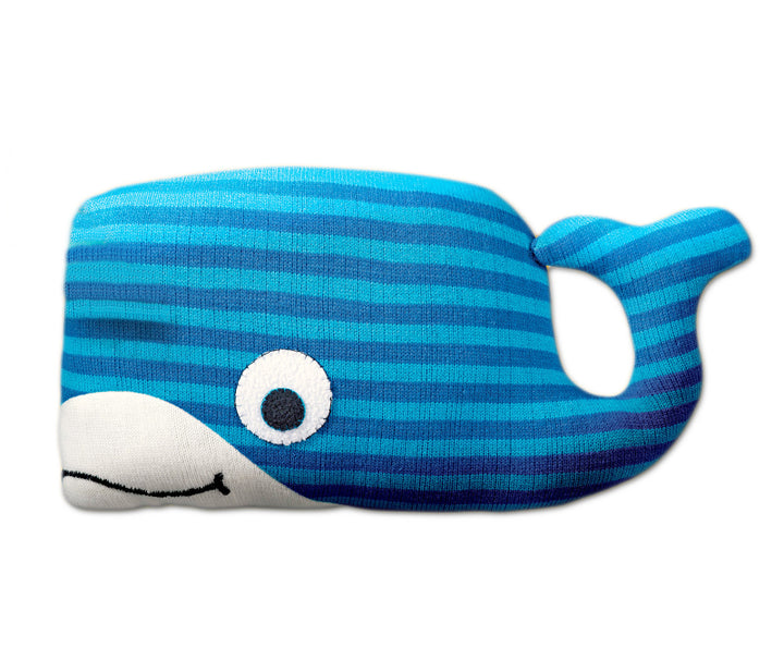 Happy Whale Knit Pillow
