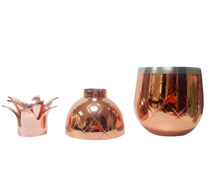 3-Piece Pineapple Cocktail Shaker
