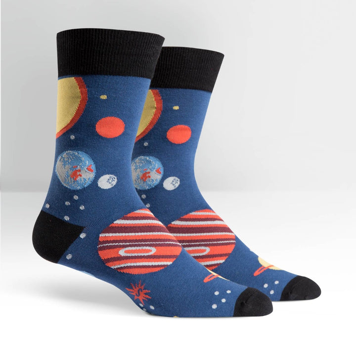 Men's Planets Crew Socks