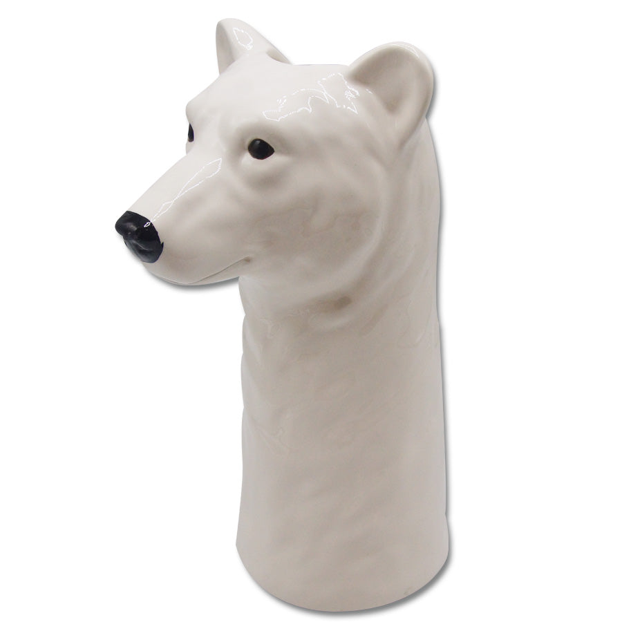 Ceramic Polar Bear Vase