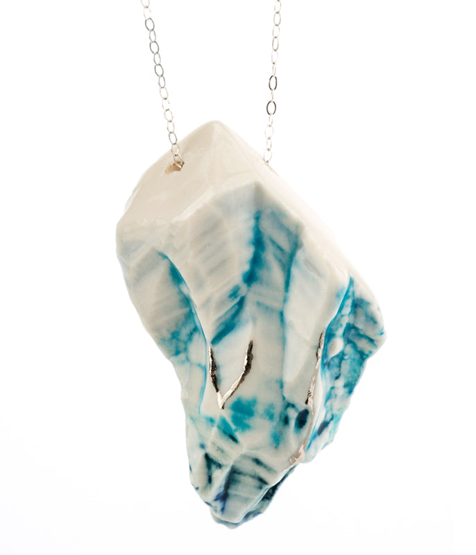 Porcelain Iceberg Necklace