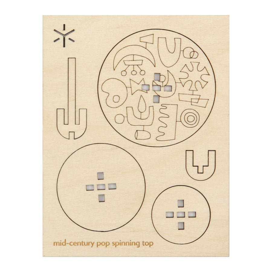 Mid-Century Pop Large Spinning Top Kit