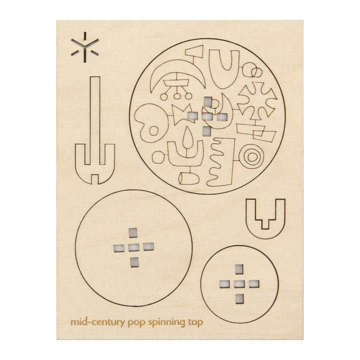 Mid-Century Pop Large Spinning Top Kit