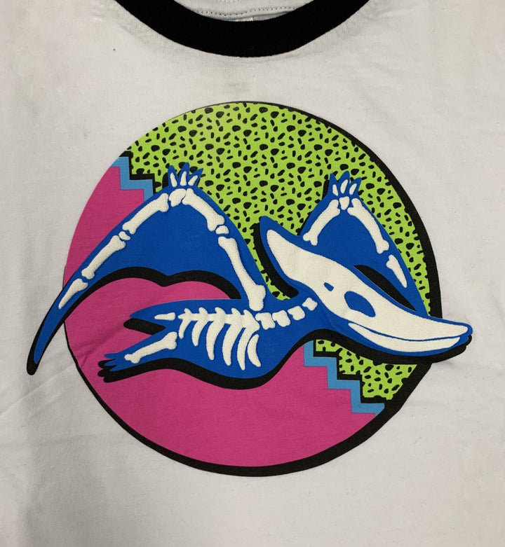 Youth Pterodactyl Skeleton Ringer T-Shirt
