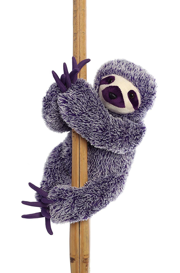 Purple Plush 3-Toed Sloth