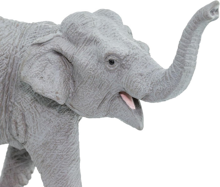 PVC 6.5 Inch Asian Elephant Closeup