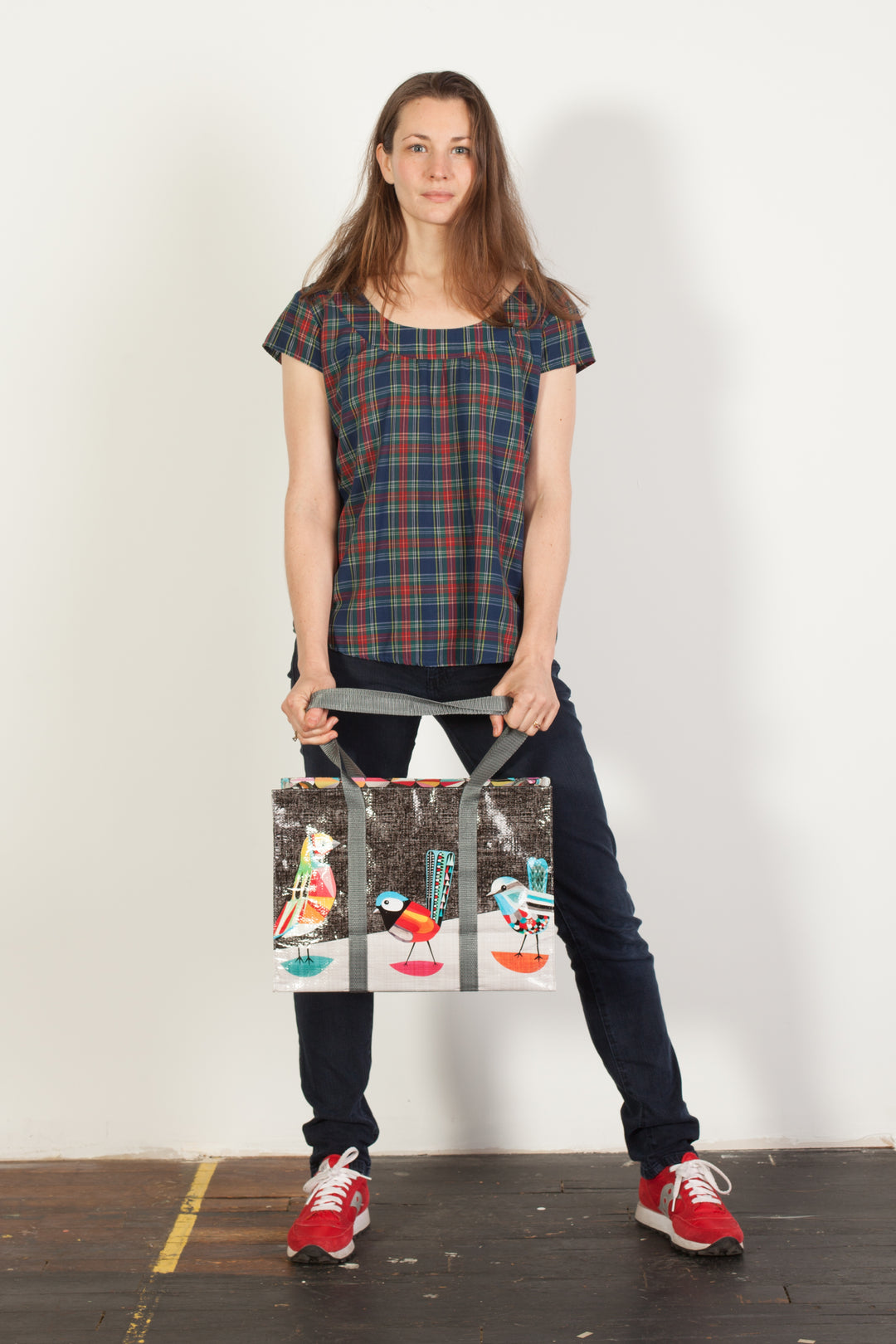 Pretty Birds Shoulder Tote