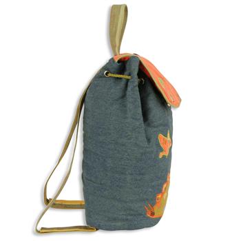 Quilted Dino Backpack