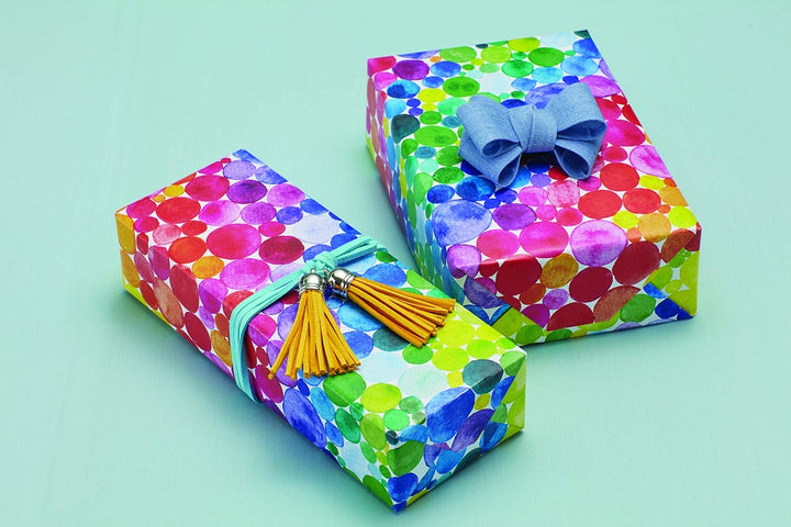Rainbow Watercolors Gift Wrap