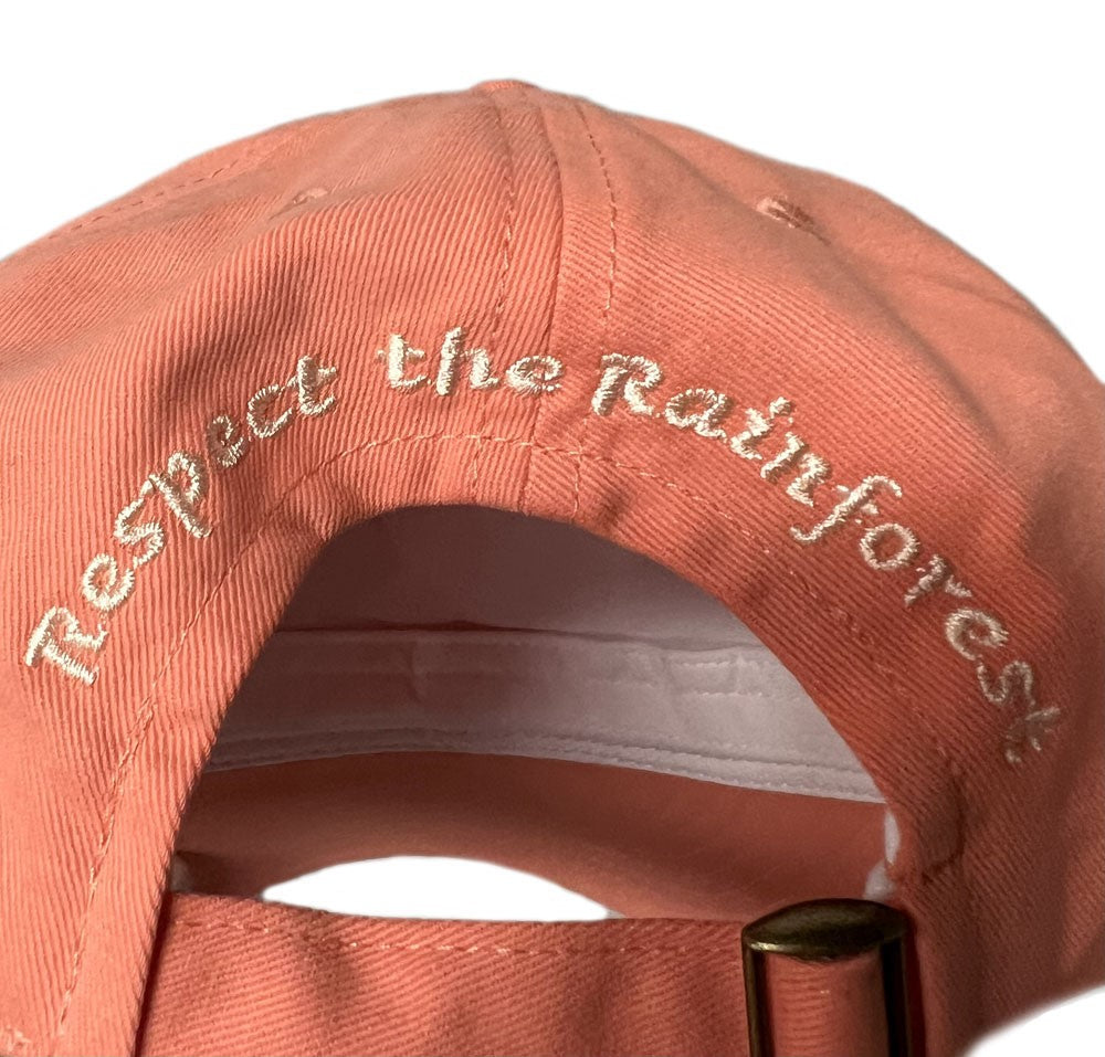 Coral Rainforest Sloth Cap reverse