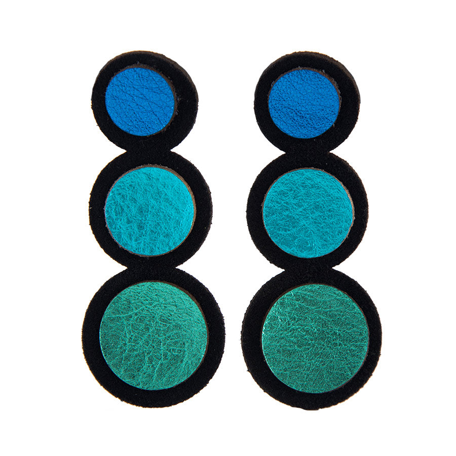 Large Rainbow Earrings by Iskin Sisters