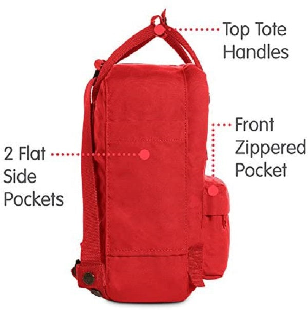 Eco-Friendly Re-Kanken Red Backpack