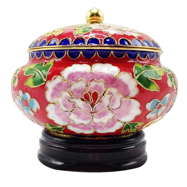 Cloisonne Covered Jar
