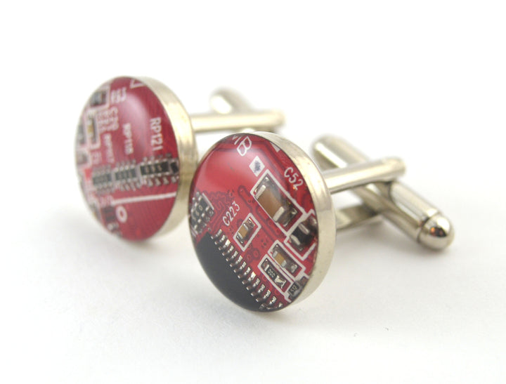 Circuit Board Cuff Links