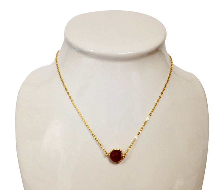 Red Heart Necklace by Michael Vincent Michaud