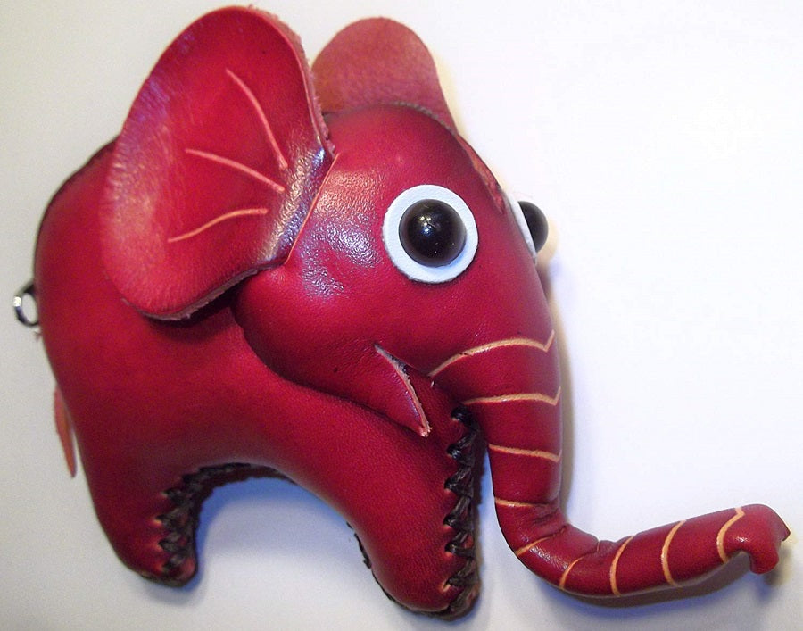 Handcrafted Leather Elephant Coin Purse