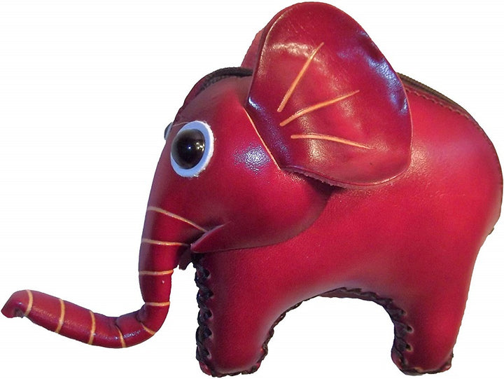 Handcrafted Leather Elephant Coin Purse