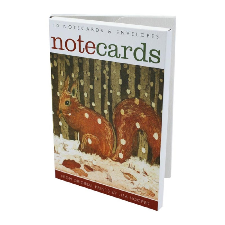 Set of 10 Red Squirrel and Mountain Hare Notecards