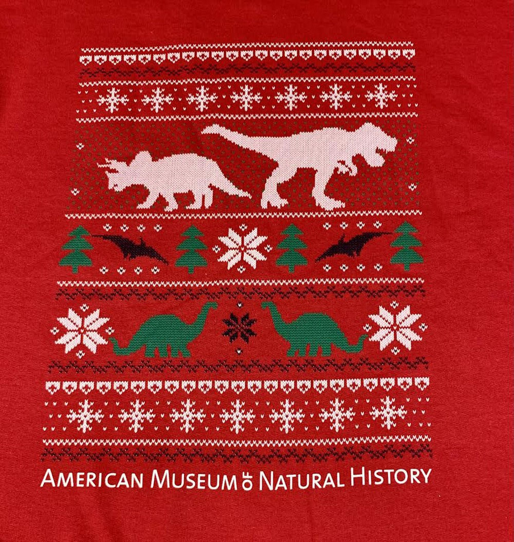 Adult Dinosaur Ugly Christmas Sweatshirt