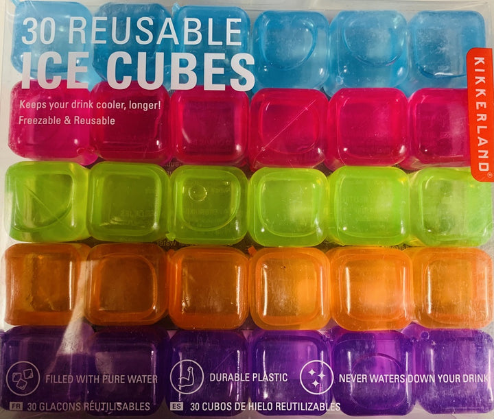Set of 30 Reusable Ice Cubes