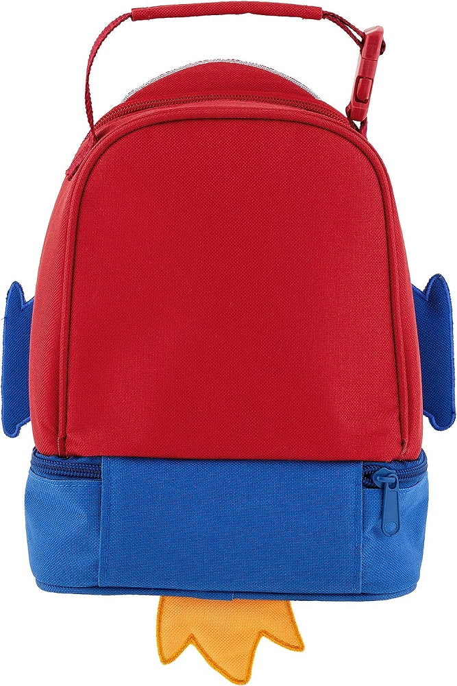 Rocket Ship Lunch Box Back