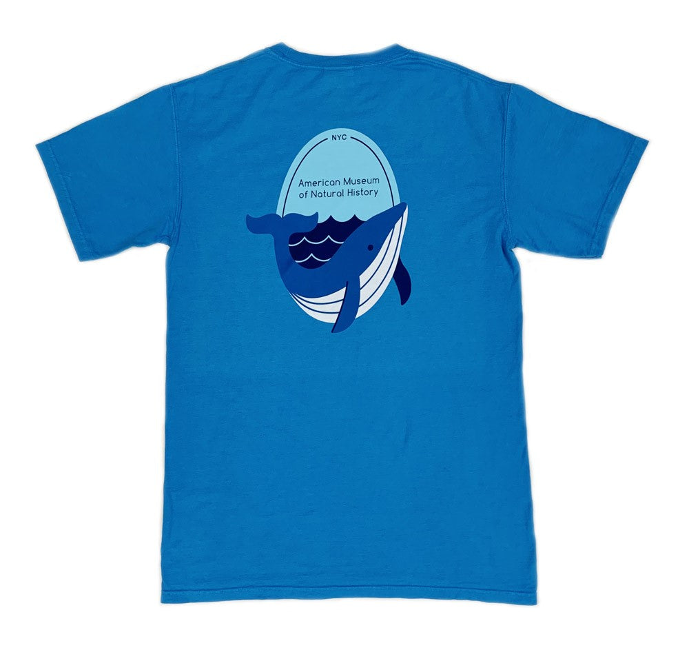 Adult Eco-Friendly Blue Whale T-Shirt