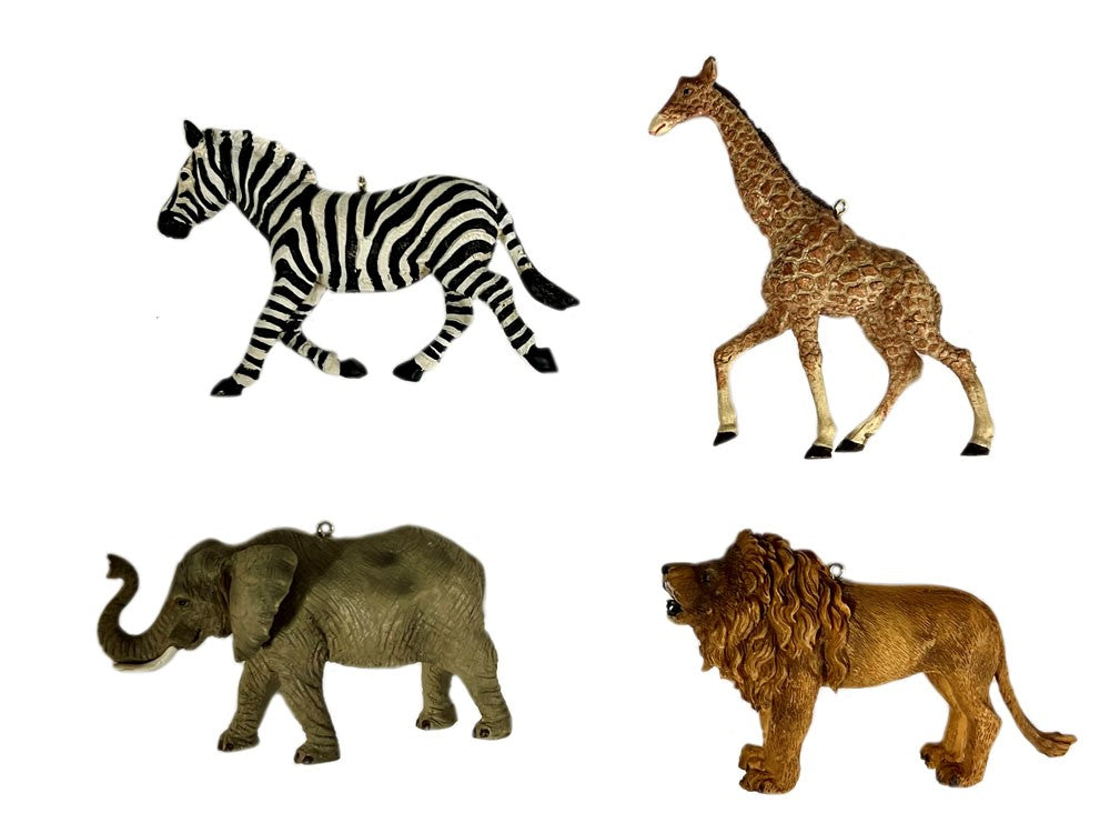Assorted Safari Animal Ornaments