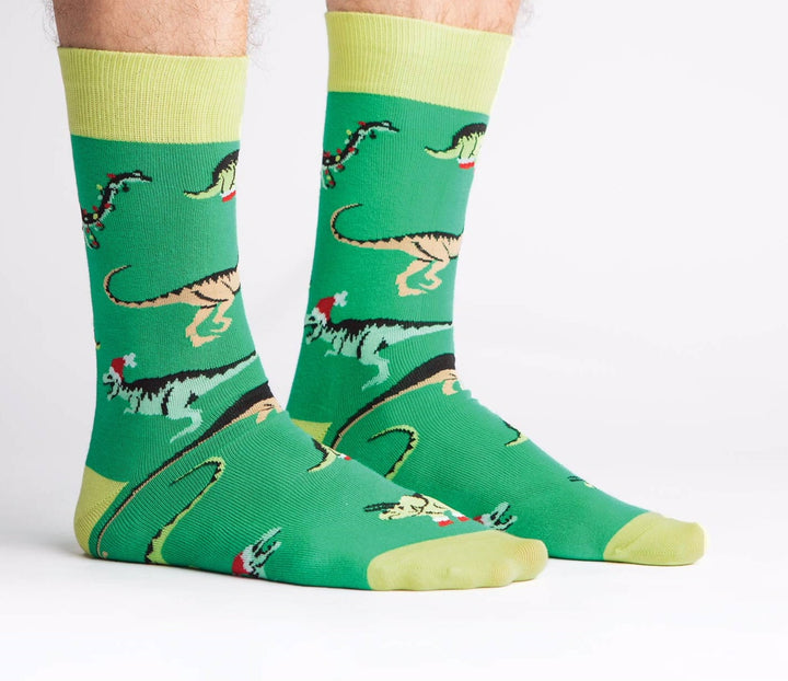 Men's Santa Rex Crew Socks