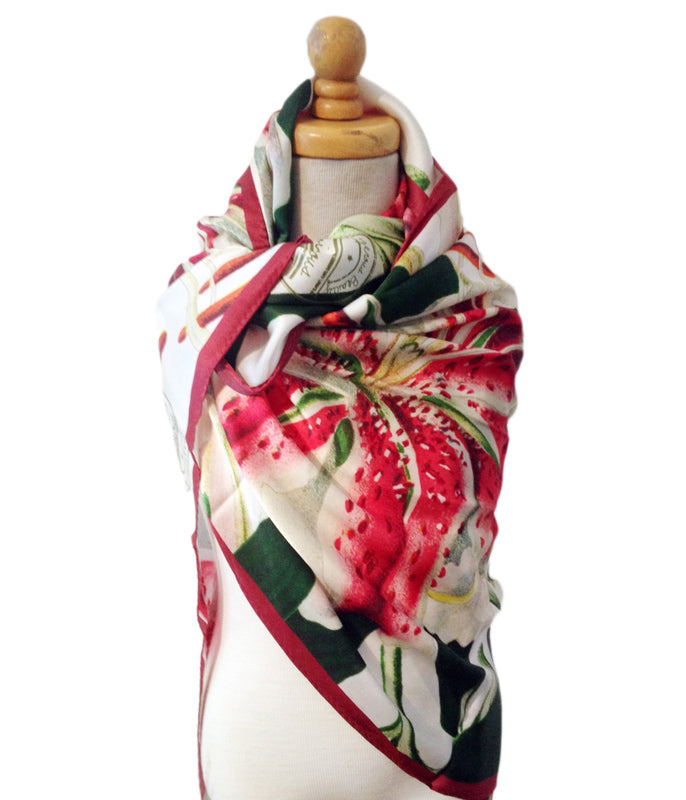 American Museum of Natural History Dangerous Beauty Silk Scarf