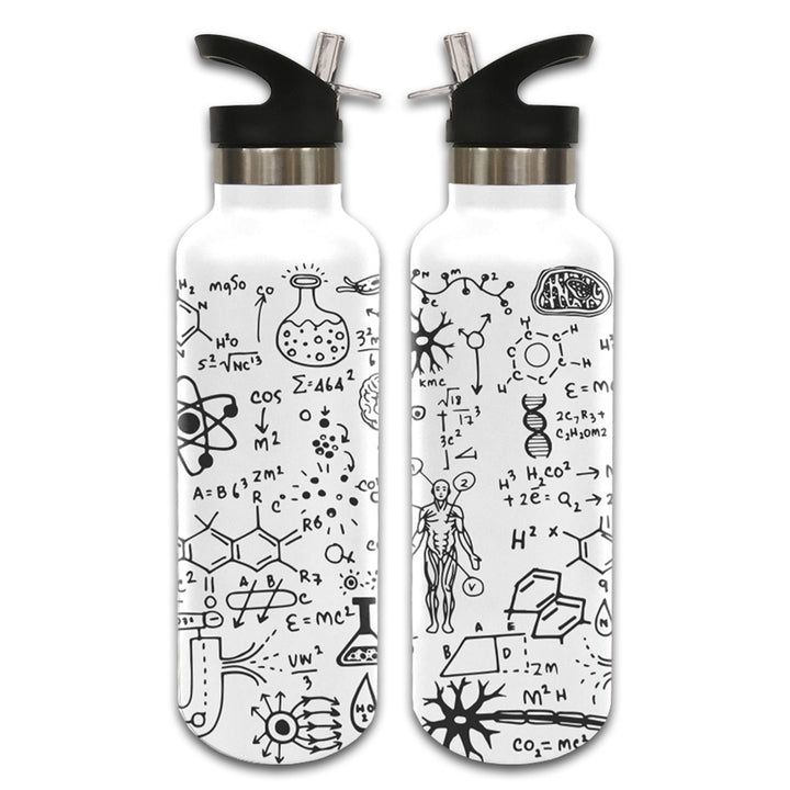 Science Icons Water Bottle