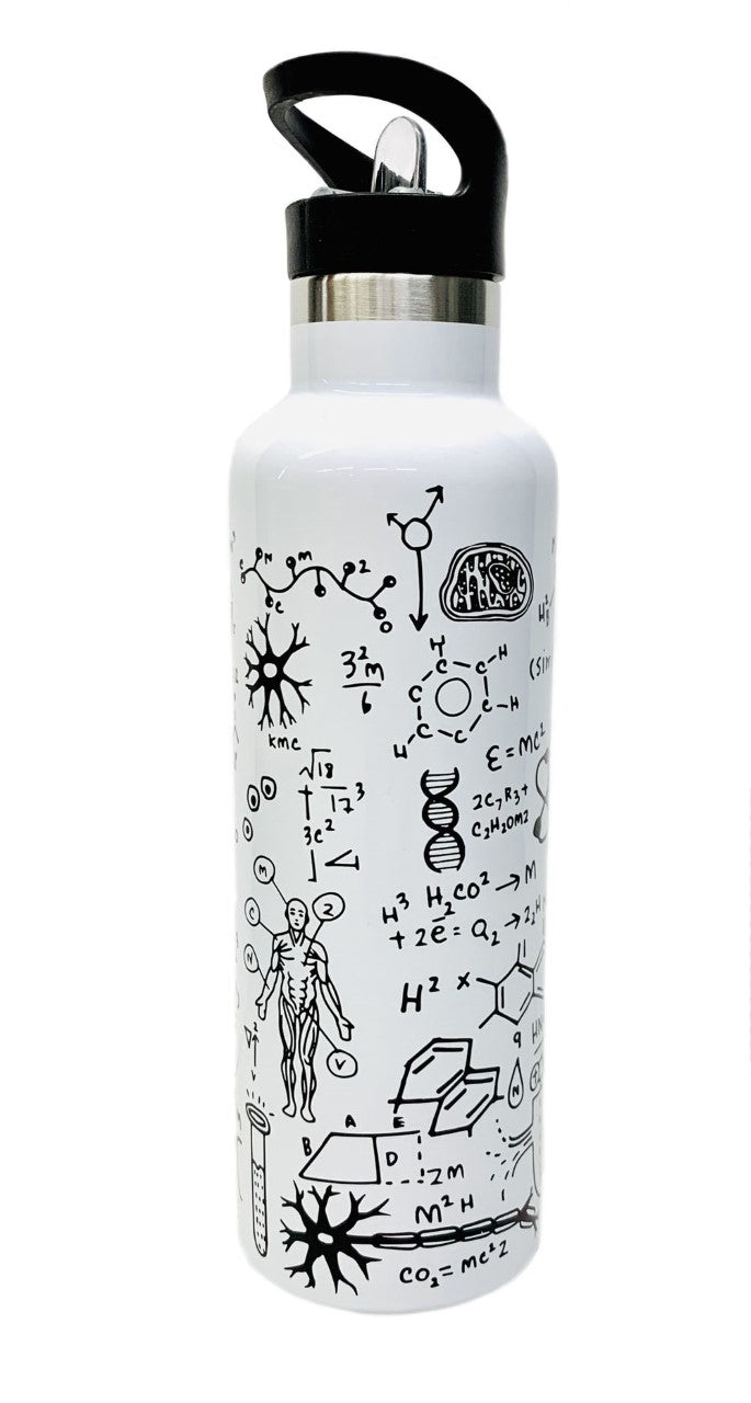 Science Icons Water Bottle