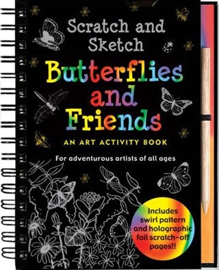 Scratch and Sketch Butterflies & Friends