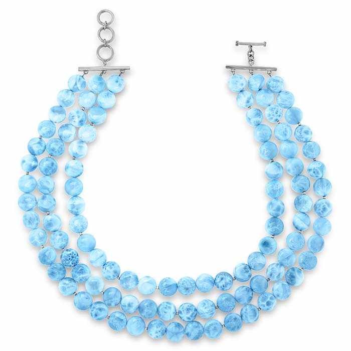 Larimar Seafoam Necklace