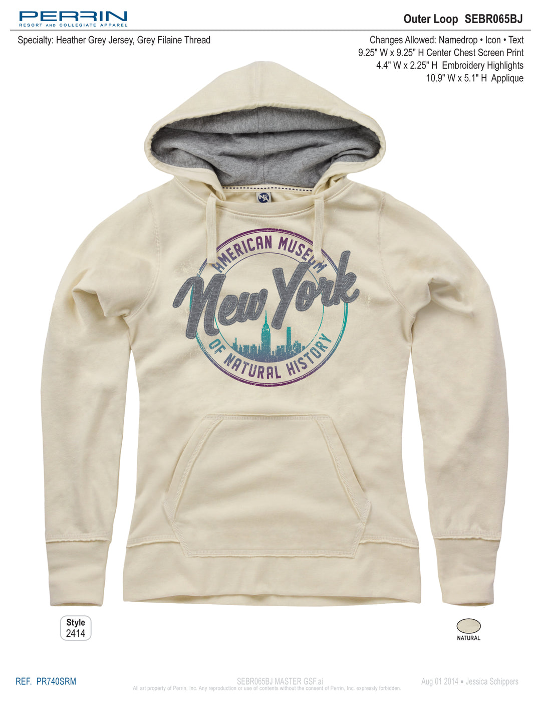 Juniors American Museum of Natural History Hoodie