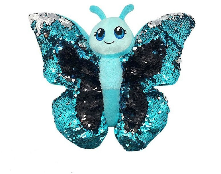 Sequined Plush Butterfly