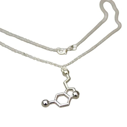 Serotonin Molecule Necklace