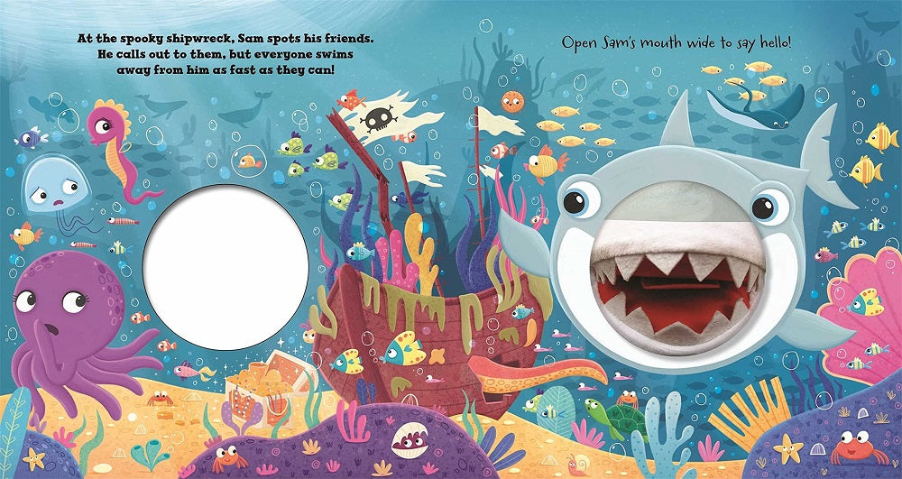 Shark Hand Puppet Book Pages