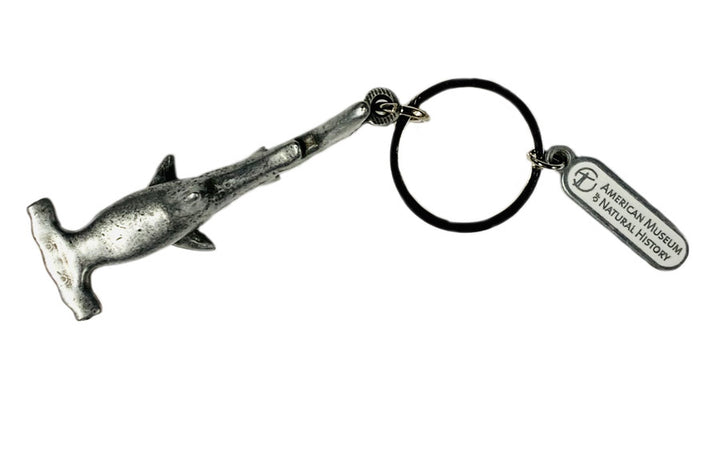 AMNH Pewter Hammerhead Shark Keychain