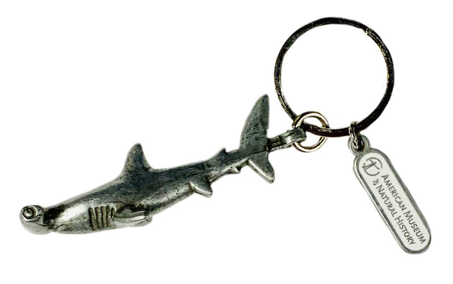 AMNH Pewter Hammerhead Shark Keychain