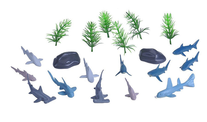 Shark 20 PC Mini Bucket Playset